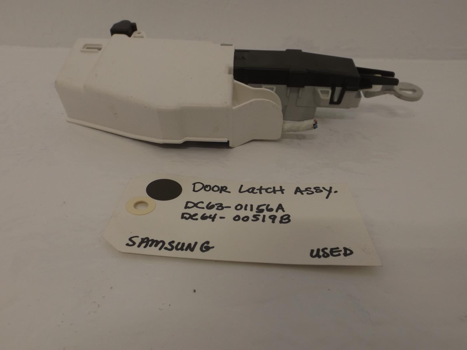 Samsung Washer DC63-01156A DC64-00519B Door Latch Assy. Used Samsung Washer DC63-01156A DC64-00519B Door Latch Assy. Used